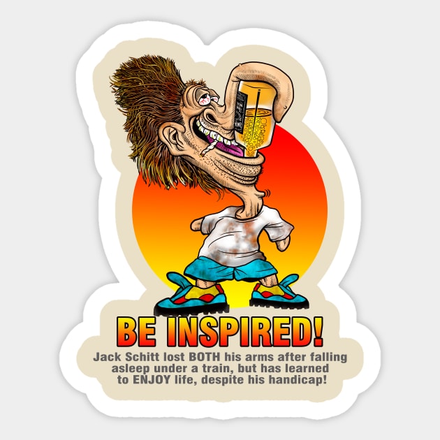 Be INSPIRED! Sticker by the Mad Artist